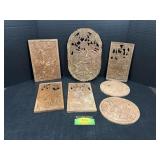 Carved Wooden Honduras Wall Art Panels