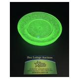 Uranium glass plates