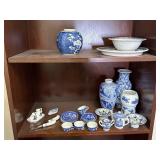 Blue & White Porcelain Japan Tea Set
