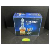 Crystal Glass Sherry Set