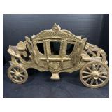 Wood gold painted carriage