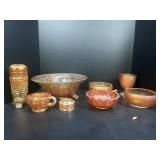 Carnival glass bowl and more