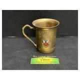 Brass Korean War Memorial Mug