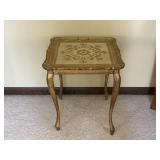Gold Gilt Decorative Accent Table