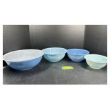 Pyrex Moody Blues Mixing Bowl Set