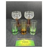 Colored Uranium Glassware