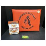 Fighting Illini Vintage Seat Cushion and DVD