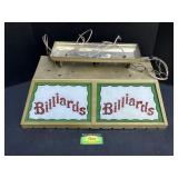Vintage Billiards Glass Hanging Fixture