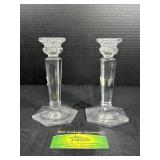 Mikasa Crystal Candle Holders