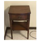 Drexel Wooden Side Table with Drawer