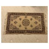 Adana Oriental Rug with Brown Border