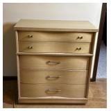 Mid-Century Blonde Chest of Drawers