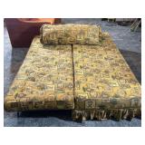 Americana patterned futon