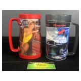 Snap on plastic cups