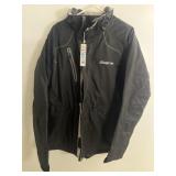 Snap On fleece lined jacket with attachable hood