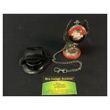 Harley Davidson Pocket Watch with stand and case