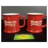 Two Snap On Racing mugs