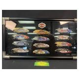 Harley Davidson pocket knives in display box