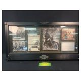 Harley Davidson History shadowbox