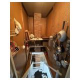 Contents of stairwell to basement