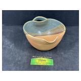 Handcrafted Ceramic Bowl With Handle