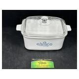Corningware blue cornflower p-4-b bake dish
