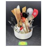 Kitchen utensils and storage