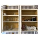 Contents of right side cabinets