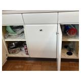 Contents of all underside cabinets