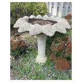 Concrete birdbath- 30"