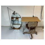 Mirror: 36" Table: 24" x 32" x 29"