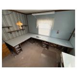 Custom L-shaped Craft workstation