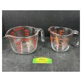Pyrex and Anchor Hocking Measuring cups