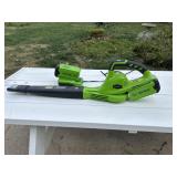 G-Max 40v Lithium Blower with 2 batteries