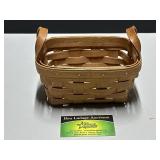 Longaberger basket with 2 handles