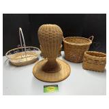 Wicker head and more baskets