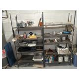 Shelving and contents