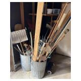 Hand tools, garbage cans, and more