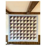 Handcrafted Patchwork Quilt with Label