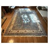 Persian-Style Area Rug With Fringe