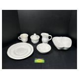 White Pfaltzgraff Dish Ware Set