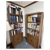 2 Press Wood Book Shelves