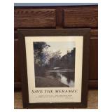 Save the Meramec Framed Print