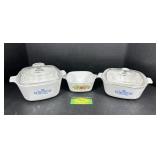 Corningware Blue Cornflower and Spice of life