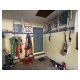 Outdoor Hanging Decor and Chairs