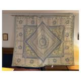 JCPenney Britannica Twin Quilt in Blue & Cream