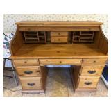 Wooden Roll Top Desk