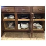 3 doors of underside Cabinets