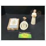 Jim Shore Christmas Ornament and Willow Tree