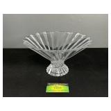 Crystal Cut Glass Flared Bowl